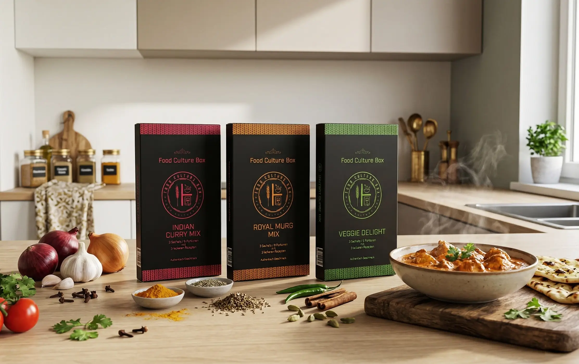 Veggie Delight & Royal Murg Mix &Indian Curry Mix